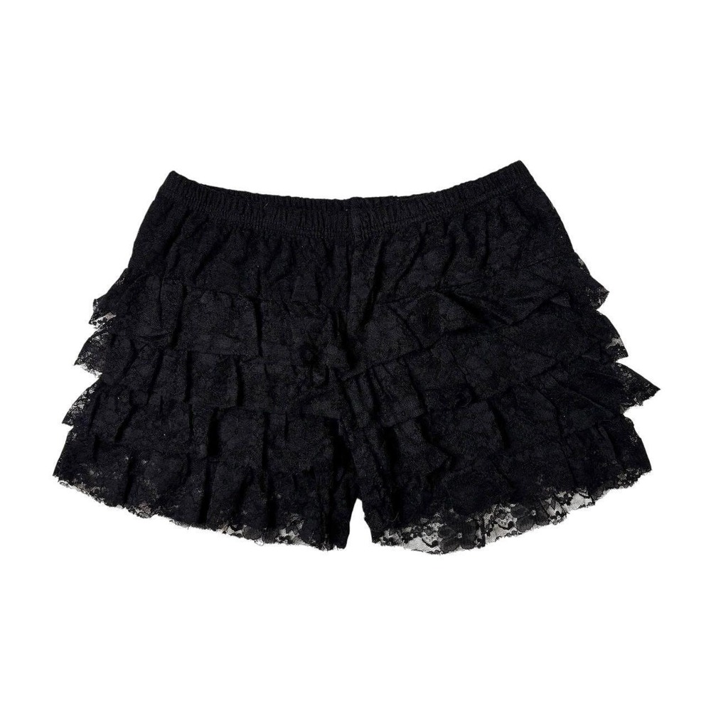 j-fashion ruffle lace bloomer shorts